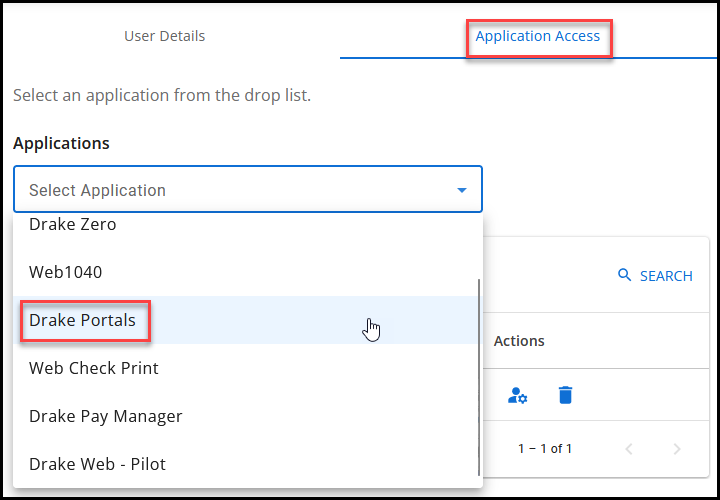 Select Drake Portals from the list. Select Drake Portals from the list.
